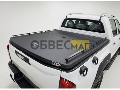 Рейлинги на крышку кузова (комплект Premium) 4шт для Foton Tunland G9 2.0 Diesel АКПП 4WD 2021-н.в. №FOTTUNG925-09