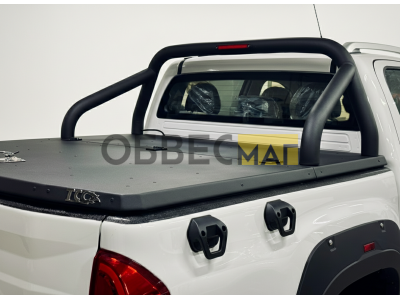 Защита кузова (для крышки) 76,1 мм (Black) для Foton Tunland G9 2.0 Diesel АКПП 4WD 2021-н.в.