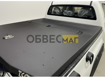 Крышка кузова (алюминий Premium Black) для Foton Tunland G9 2.0 Diesel АКПП 4WD 2021-н.в. №FOTTUNG925-03