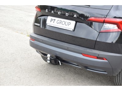 Фаркоп для Skoda Karoq 2019-н.в., Volkswagen Tiguan 2 2016-2024, Skoda Kodiaq 2017-2023 съемное крепление шара под американский квадрат