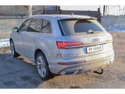 Фаркоп для Audi Q7 2015-2023, Audi Q8 2018-2023, Volkswagen Touareg 2018-2023 быстросъемное крепление шара