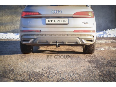 Фаркоп для Audi Q7 2015-2023, Audi Q8 2018-2023, Volkswagen Touareg 2018-2023 быстросъемное крепление шара