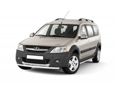 Защита порогов прямая d=51 мм (НПС) для Lada Largus Cross 2015-н.в. №LLC220301