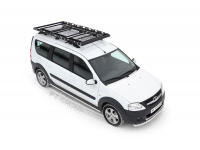Защита порогов прямая d=51 мм (НПС) для Lada Largus Cross 2015-н.в.