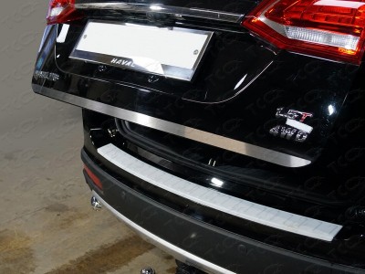 Накладка на заднюю дверь шлифованный лист для Haval H6 № HAVH615-02