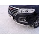Защита переднего бампера 60 мм ТСС для Haval H6 2014-2020