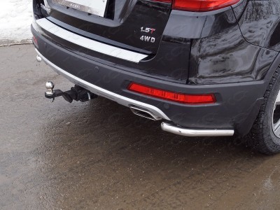 Защита задняя уголки 42 мм для Haval H6 № HAVH615-21
