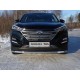 Накладка решётки радиатора 12 мм ТСС для Hyundai Tucson 2015-2018