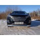 Накладка решётки радиатора 12 мм ТСС для Hyundai Tucson 2015-2018