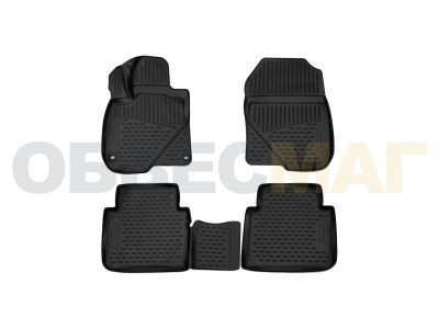 Коврики 3D в салон Element полиуретан 4 штуки на Honda CR-V № ELEMENT3D1840210k