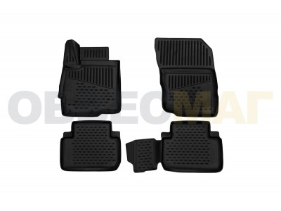 Коврики 3D в салон Element полиуретан 4 штуки на Mitsubishi Eclipse Cross № ELEMENT3D3547210