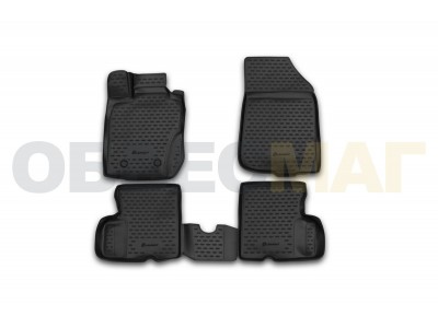 Коврик в салон Element для полного привода передний левый полиуретан на Renault Duster № ELEMENT3D4128210k.FL