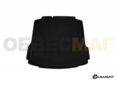 Коврик в багажник Element полиуретан на лифтбек на Skoda Rapid № ELEMENT4520B13