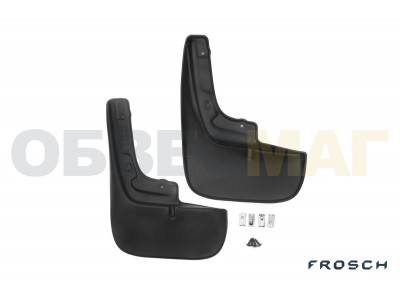 Брызговики задние Frosch optimum в коробке 2 шт (на авто без расширителей арок)