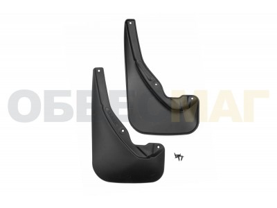 Брызговики задние на седан 2 шт полиуретан Renault Fluence № NLF.41.19.E10