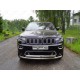 Защита передняя нижняя (двойная) 76,1/75 мм ТСС для Jeep Grand Cherokee IV Рестайлинг 2013 – 2022