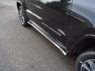 Пороги труба 60,3 мм для Jeep Grand Cherokee IV Рестайлинг 2013 – 2022 GRCHER17-20