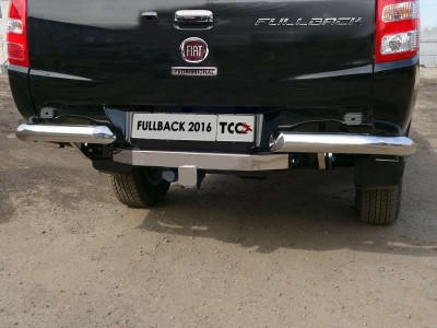 Защита задняя уголки 76 мм (без заднего бампера) для Fiat Fullback № FIAFUL16-31