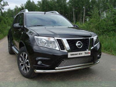 Защита передняя двойная 60/ 42 мм для Nissan Terrano № NISTER14-04