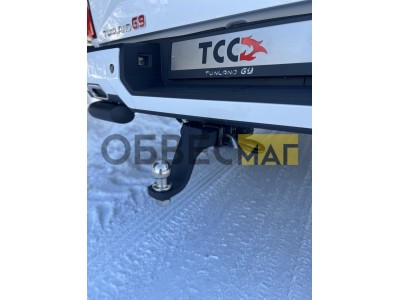 Фаркоп (Black, шар E) для Foton Tunland G9 2.0 Diesel АКПП 4WD 2021-н.в.