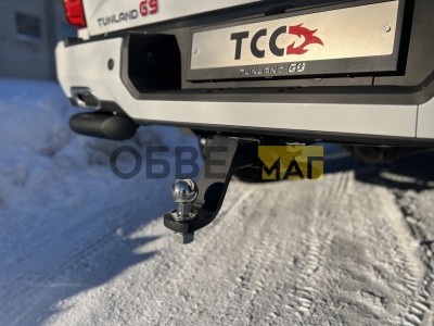 Фаркоп (Black, шар E нерж.) для Foton Tunland G9 2.0 Diesel АКПП 4WD 2021-н.в. №TCU50SF5E-N