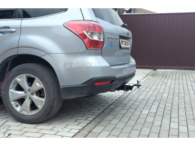Фаркоп для Subaru Forester 2013-2018 съемное крепление шара под американский квадрат