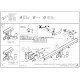 Фаркоп оцинкованный Galia шар C съемный для Mitsubishi ASX/Peugeot 4008/Citroen C4 Aircross 2010-2021