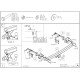 Фаркоп оцинкованный Galia шар C съемный для Nissan X-Trail T31 2007-2015