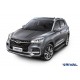 Порог-площадка "Black" F173ALB + комплект крепежа, RIVAL для Chery Tiggo 4 2019-/ 4 Pro 2022-н.в.