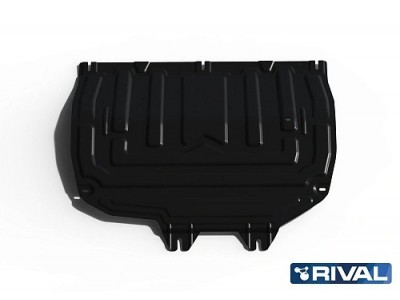 Защита картера + КПП + комплект крепежа, Rival, Сталь,  для Chery Tiggo 4 2019-н.в., V - 1.5; 2.0/Chery Tiggo 7 2019-2020, V - 1.5; 2.0/Chery Tiggo 7 Pro 2 №111.0920.2