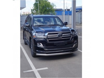 Защита переднего бампера 76 мм для Toyota Land Cruiser 200 Executive Lounge № TOYLC200EXLOU18-01