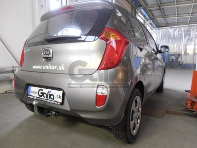 Фаркоп оцинкованный Galia шар C съемный для Kia Picanto 2011-2017