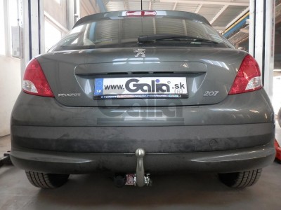 Фаркоп оцинкованный Galia шар A для Peugeot 207 2006-2013