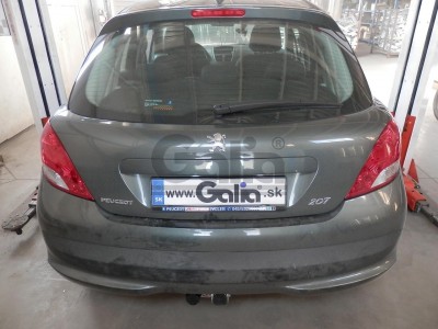 Фаркоп оцинкованный Galia шар A для Peugeot 207 2006-2013