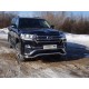 Защита переднего бампера волна 60 мм ТСС для Toyota Land Cruiser 200 Executive 2016-2021