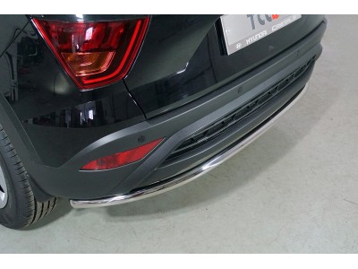 Защита задняя 42,4 мм ТСС для Hyundai Creta II 2021 – н.в.
