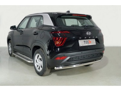 Защита задняя 60,3 мм для Hyundai Creta II 2021 – н.в. HYUNCRE21-29