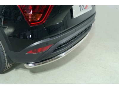 Защита задняя 60,3 мм ТСС для Hyundai Creta II 2021 – н.в.
