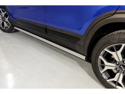 Пороги труба 60 мм для Kia Seltos № KIASELT20-22