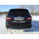 Защита заднего бампера овальная 75х42 мм ТСС для Infiniti JX35/QX60 2012-2016