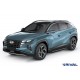 Пороги на автомобиль "Black" Rival для Hyundai Santa Fe IV рестайлинг 2021-н.в./Tucson IV 2021-н.в./Kia Sportage V 2021-н.в., 180 см, 2 шт., алюминий