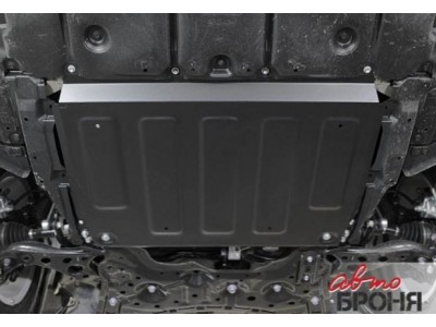 Защита картера и КПП АвтоБроня сталь 2 мм с крепежом для Toyota Corolla 2013-2018