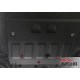 Защита картера (сталь) + комплект крепежа для FAW Bestune B70 2023-н.в. (V - 2.0, АКПП, передний)