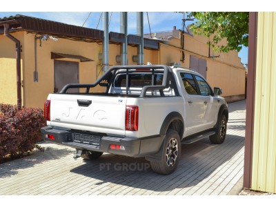 Фаркоп для JAC T9 2024-н.в. без подрезки бампера. Тип шара: E (легкосъемный шар под квадрат)