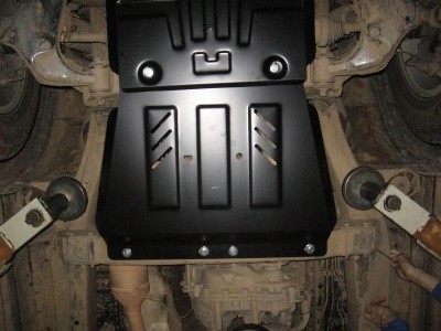 Защита АКПП и МКПП (2,5 мм, сталь) для JAC T6 2020-н.в. (V = 2.0T MT FWD)