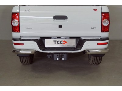 Защита задняя (уголки) 76,1 мм ТСС для JAC T6 2015 – н.в.