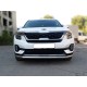 Защита переднего бампера одинарная d-60 Технотекдля Kia Seltos 2019 – н.в.
