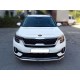 Защита переднего бампера одинарная d-60 Технотекдля Kia Seltos 2019 – н.в.