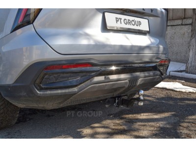 Фаркоп для Geely Atlas 2023-н.в. съемное крепление шара под американский квадрат