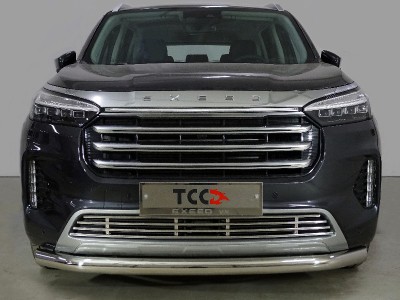Защита передняя нижняя 76,1 мм для Exeed VX 2.0L 4WD 2021 – н.в. EXEEDVX21-18